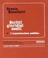 Scritti giuridici scelti. 5: L'Organizzazione pubblica