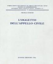 L'oggetto dell'appello civile