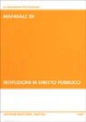 Manuale di istituzioni di diritto pubblico. Con appendice di aggiornamento al 15 maggio 2001