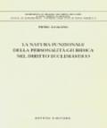 La natura funzionale della personalità giuridica nel diritto ecclesiastico