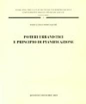 Poteri urbanistici e principio di pianificazione