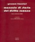 Manuale di storia del diritto romano