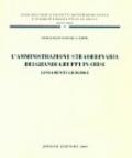 L'amministrazione straordinaria dei grandi gruppi in crisi. Lineamenti giuridici