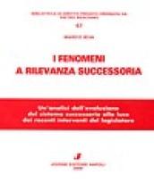 Fenomeni a rilevanza successoria