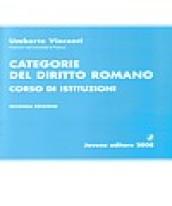 Categorie del diritto romano. Corso di istituzioni