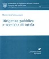 Dirigenza pubblica e tecniche di tutela