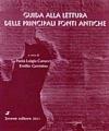 Guida alla lettura delle principali fonti antiche