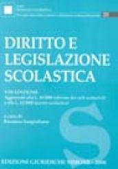 Diritto e legislazione scolastica