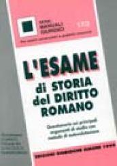 L'esame di storia del diritto romano