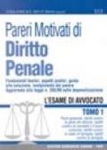 Pareri motivati di diritto penale