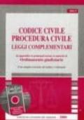 Codice civile, di procedura civile, leggi complementari. Con CD-ROM