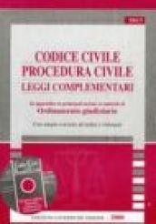 Codice civile, di procedura civile, leggi complementari. Con CD-ROM