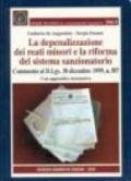 La depenalizzazione dei reati minori e la riforma del sistema sanzionatorio