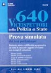 Seicentoquaranta viceispettori nella polizia di Stato. Prova simulata dei test preliminari