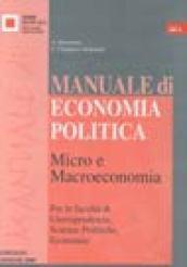 Manuale di economia politica. Micro e macroeconomia