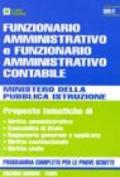 Funzionario amministrativo e funzionario amministrativo contabile Ministero della pubblica istruzione