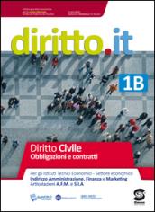 Diritto.it. Vol. 1B. Diritto civile. Obbligazioni e contratti. Con espansione online. Per gli Ist. tecnici economici. Settore economico. E-book. Formato PDF