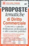 Proposte tematiche di diritto commerciale