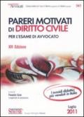 Pareri motivati di diritto civile. Per l'esame di avvocato