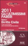 Gli ultimissimi pareri 2011: Diritto civile-Diritto penale (2 vol.)