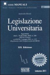 Legislazione universitaria