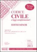 Codice civile e leggi complementari. Ediz. minor