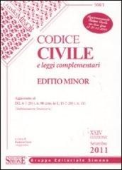 Codice civile e leggi complementari. Ediz. minor