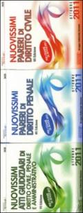 Nuovissimi atti giudiziari di diritto civile, penale e amministrativo-Nuovissimi pareri di diritto penale-Nuovissimi pareri di diritto civile (3 vol.)