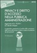 Privacy e diritto d'accesso nella pubblica amministrazione