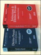 Diritto penale-Istituzioni di diritto privato (2 vol.)
