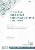 Codice del processo amministrativo. Ediz. minore