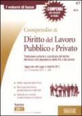 4/7 COMPENDIO DI DIRITTO DEL LAVORO PUBBLICO E PRIVATO 2011