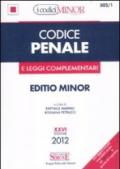 Codice penale e leggi complementari. Ediz. minor