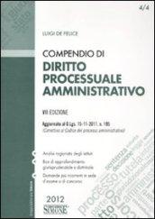 Compendio di diritto processuale amministrativo