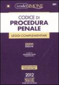 Codice di procedura penale e leggi complementari