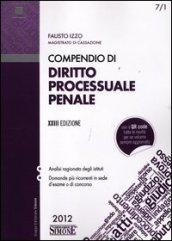 Compendio di diritto processuale penale