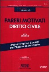 Pareri motivati. Diritto civile