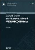 Esercizi svolti per la prova scritta di microeconomia