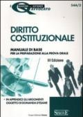 Diritto costituzionale. Manuale di base per la preparazione alla prova orale