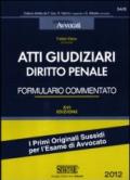 Atti giudiziari di diritto penale. Formulario commentato