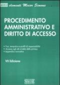 Procedimento amministrativo e diritto di accesso