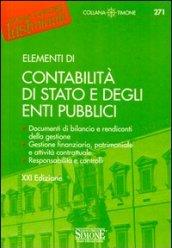 Elementi di contabilità di Stato e degli enti pubblici