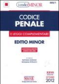 Codice penale. Leggi complementari. Ediz. minor