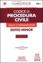 Codice di procedura civile. Leggi complementari. Ediz. minor