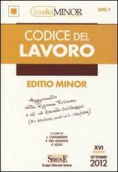 Codice del lavoro. Ediz. minore