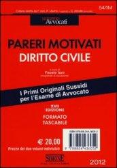 Pareri motivati diritto civile-Pareri motivati diritto penale