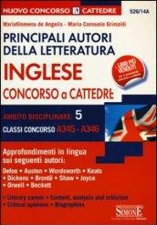 Principali autori della letteratura inglese. Concorso a cattedre. Ambito disciplinare 5. Classi concorso A345-A346