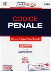 Codice penale. Leggi complementari. Ediz. minor