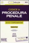 Codice di procedura penale. Leggi complementari. Ediz. minor