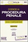 Codice di procedura penale. Leggi complementari. Ediz. minor